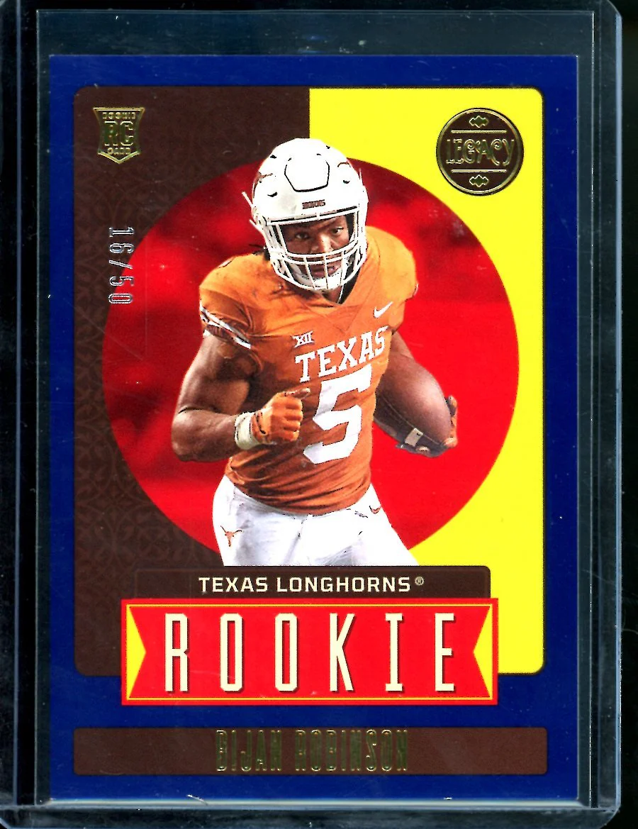 2023 Panini Legacy Bijan Robinson Rookie Blue /50 Falcons