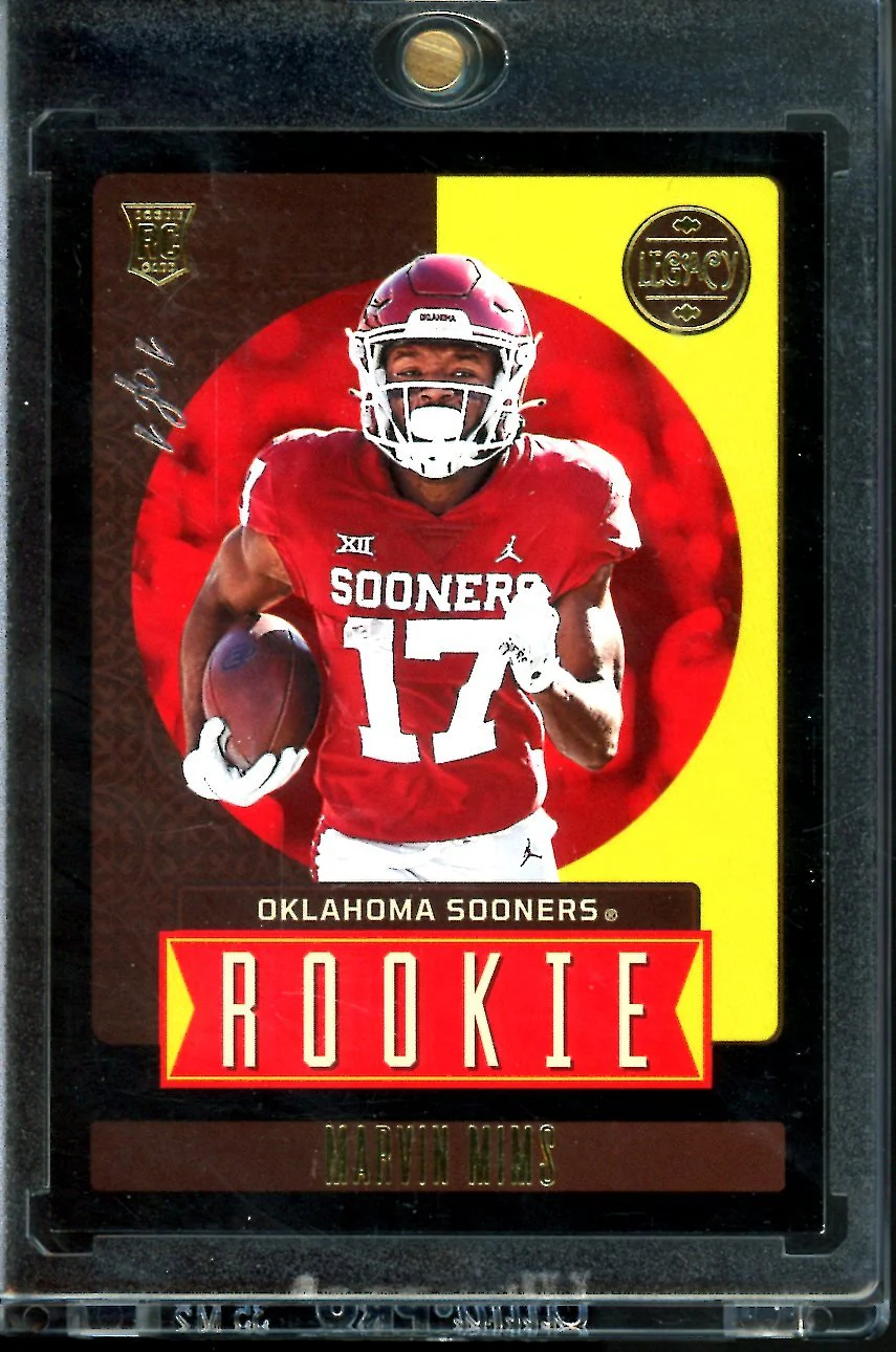 2023 Panini Legacy Marvin Mims Rookie Black 1/1 Broncos