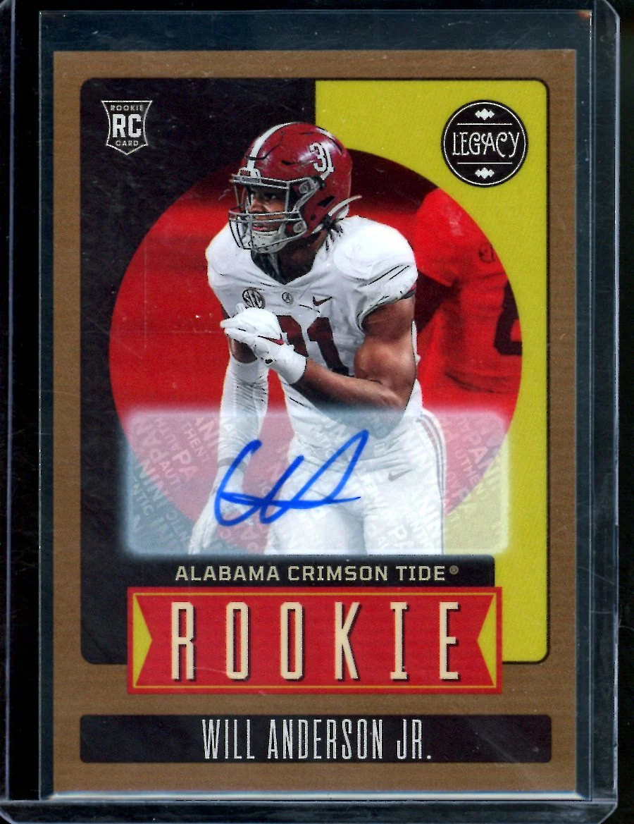 2023 Panini Legacy Will Anderson Jr. Rookie Auto /100 Texans