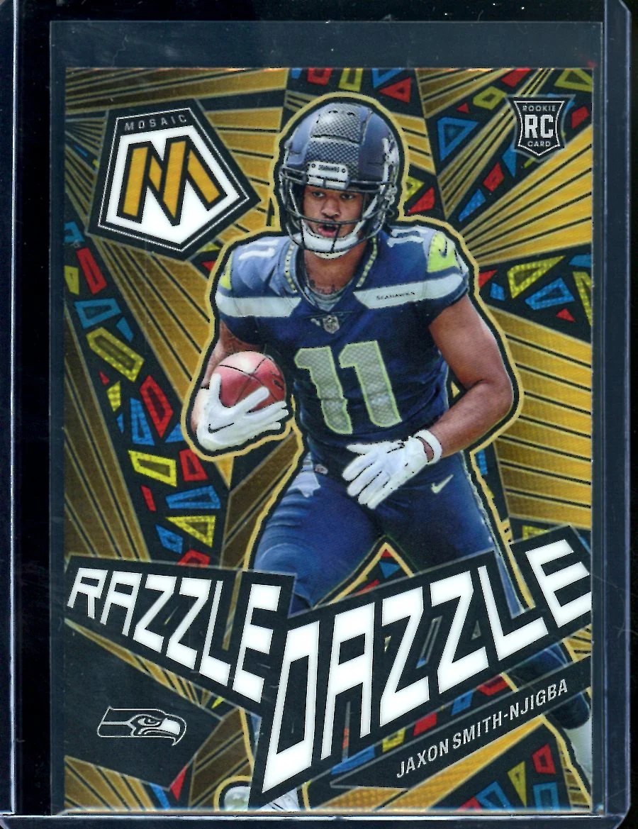 2023 Panini Mosaic Jaxon Smith-Njigba Rookie Razzle Dazzle SSP Seahawks