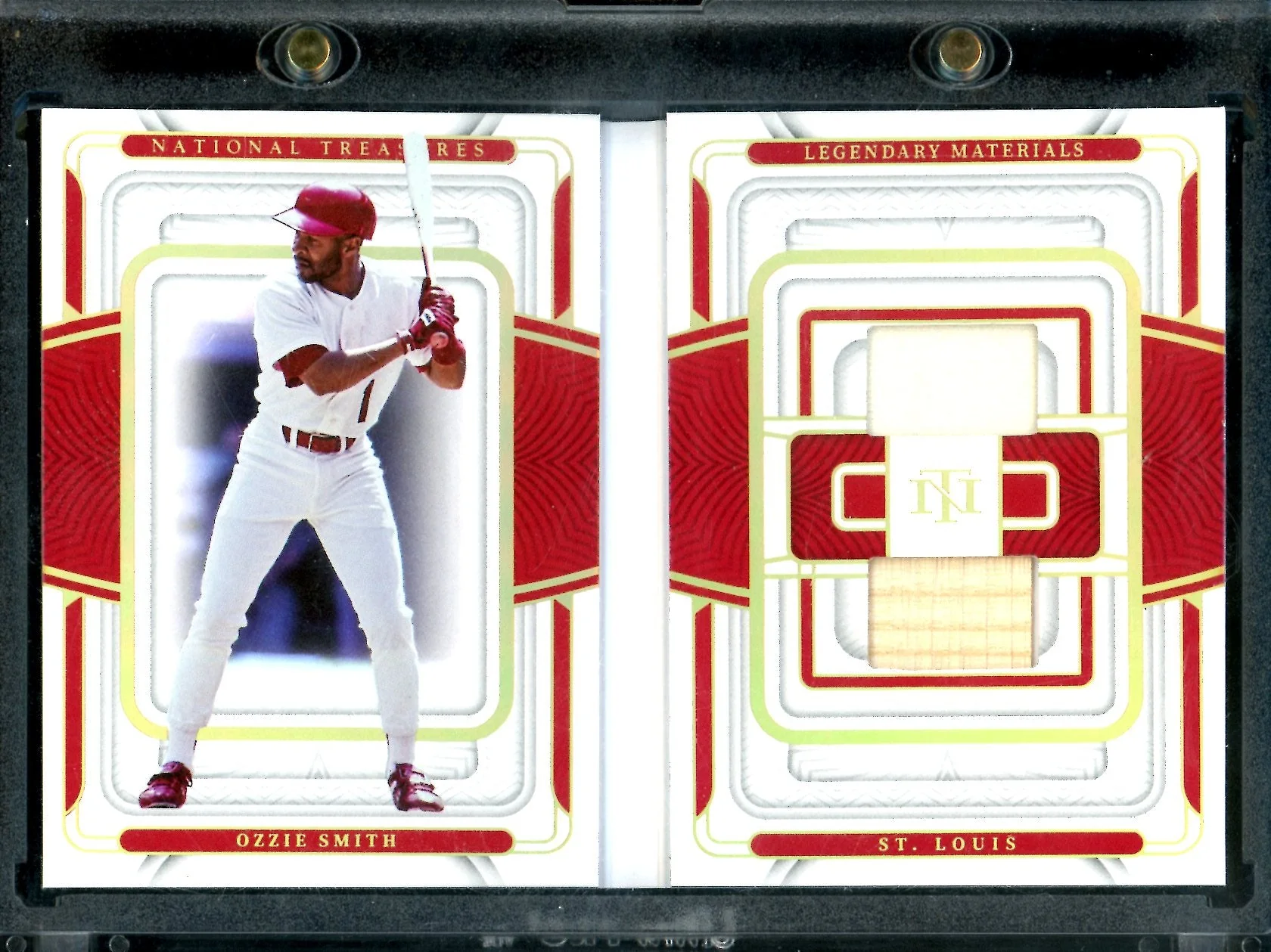 2023 Panini National Treasures Ozzie Smith Legendary Materials Booklet /49 Cardinals