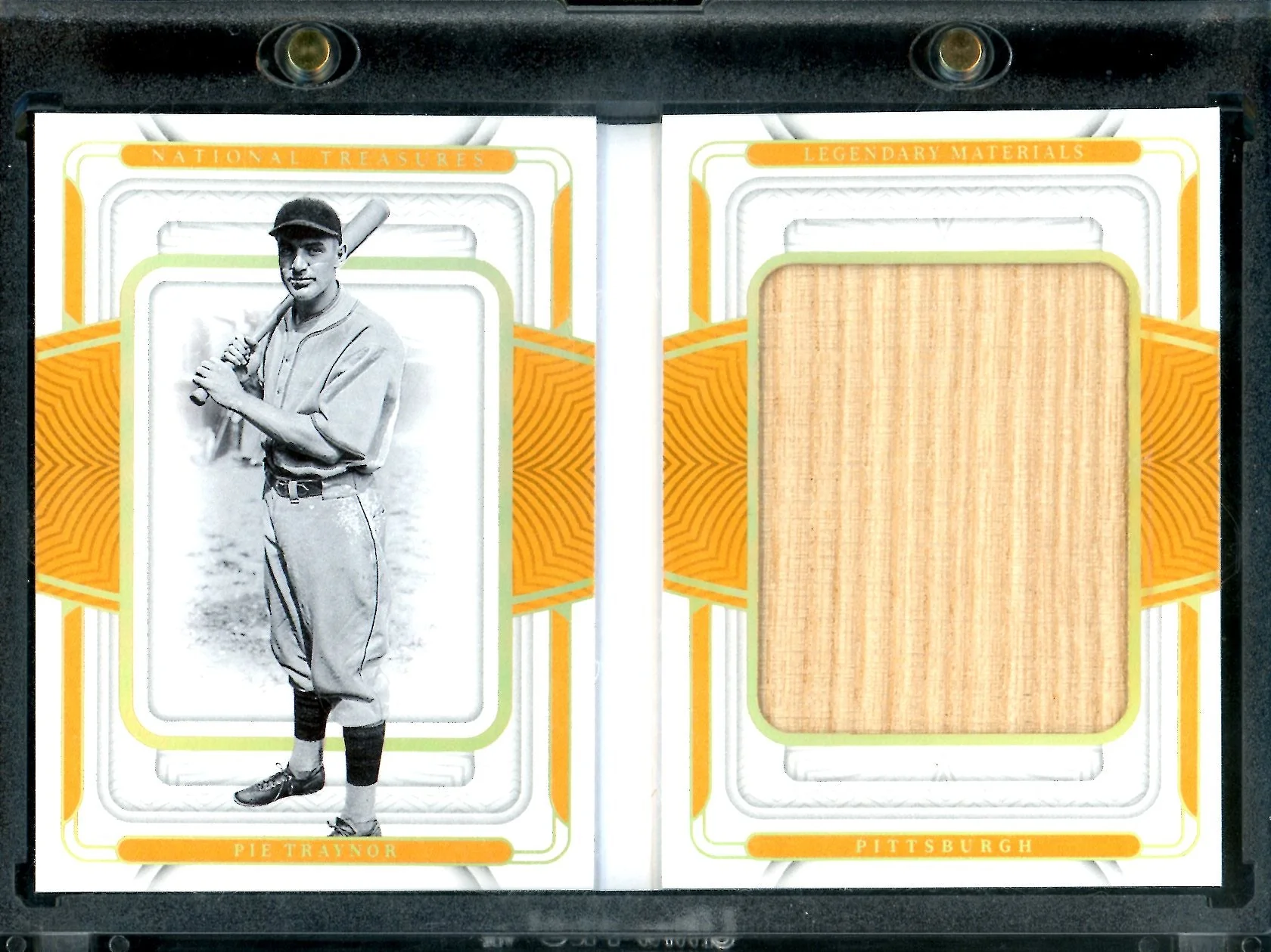 2023 Panini National Treasures Pie Traynor Legendary Materials Booklet /25 Pirates