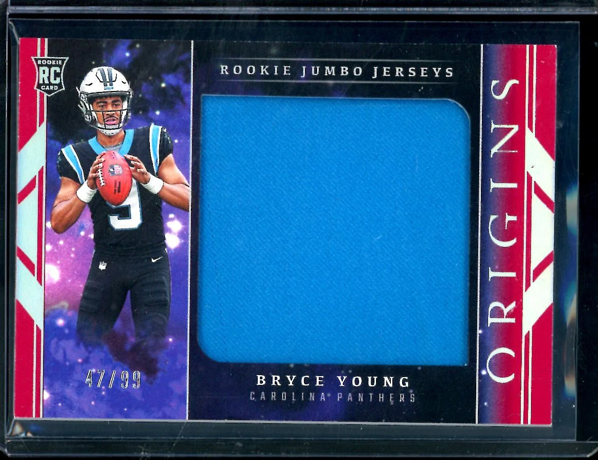 2023 Panini Origins Bryce Young Rookie Patch Red /99 Panthers