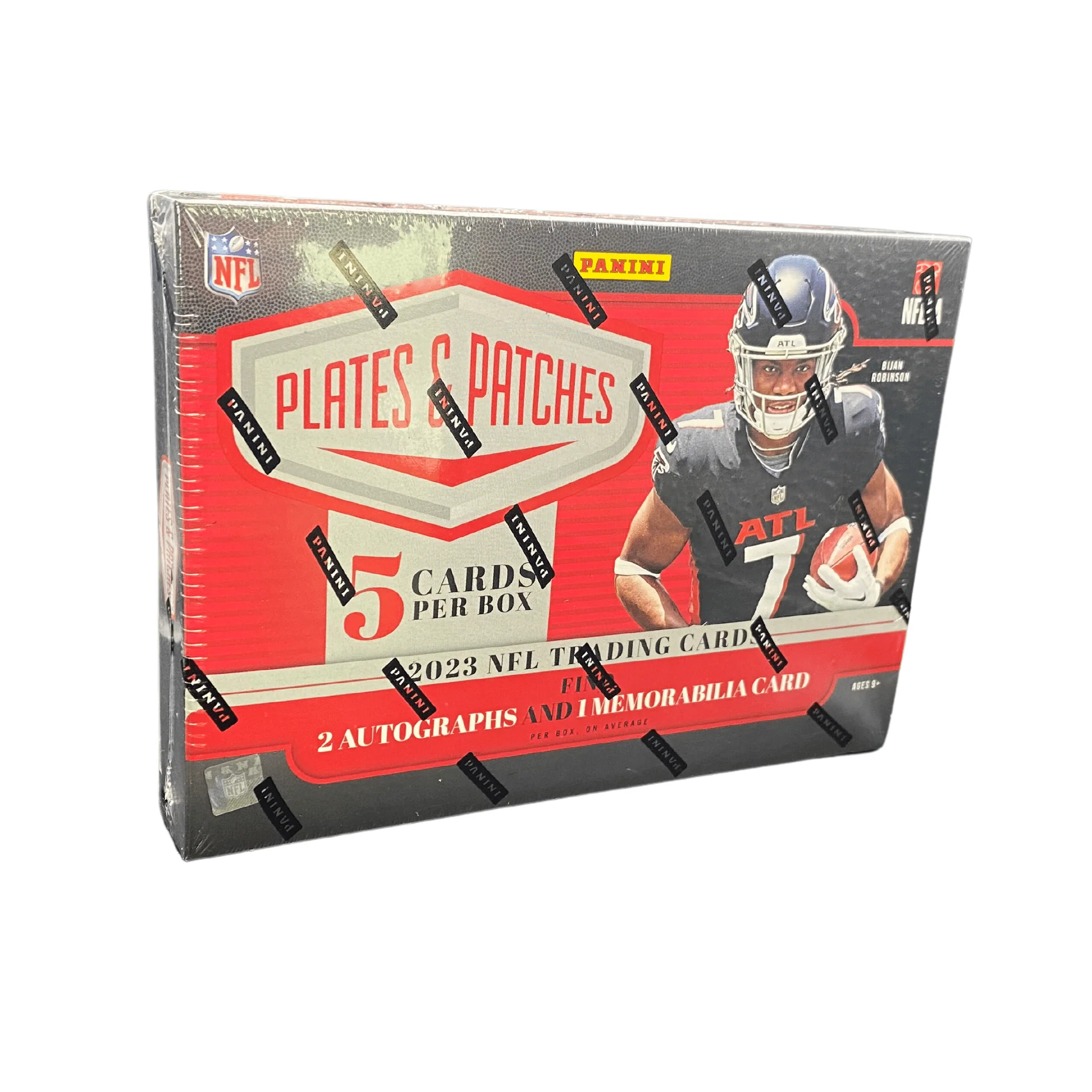 2023 Panini Plates and Patches Football Hobby Box - Image 2