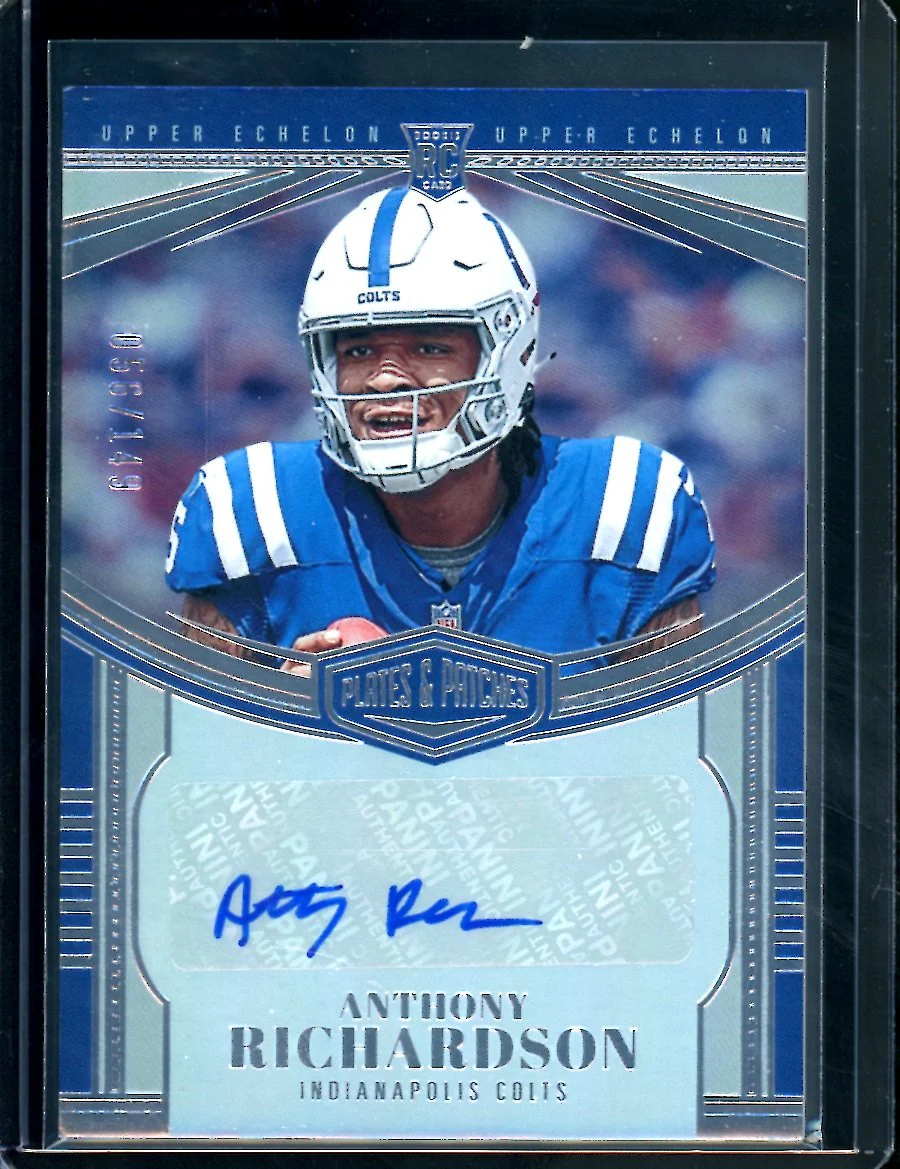 2023 Panini Plates & Patches Anthony Richardson Rookie Auto /149 Colts