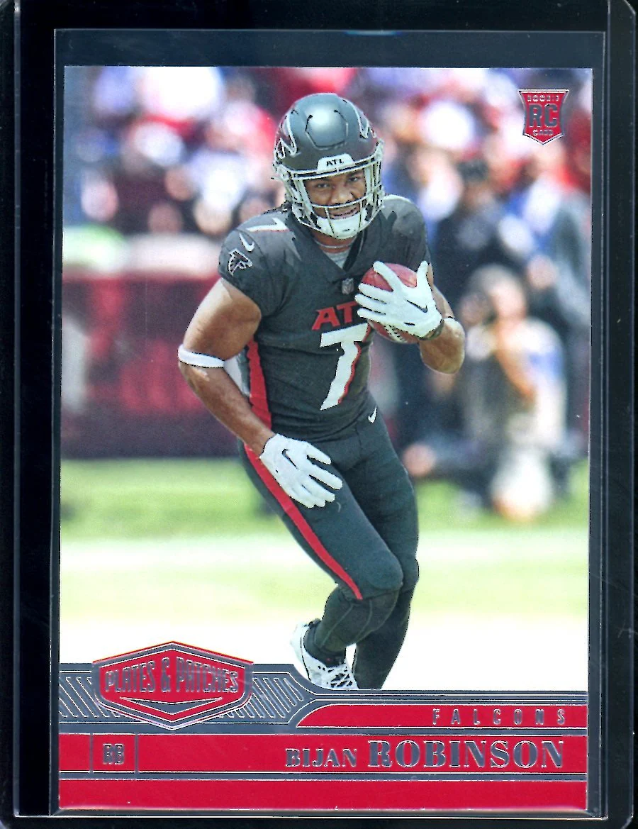 2023 Panini Plates & Patches Bijan Robinson Rookie Falcons