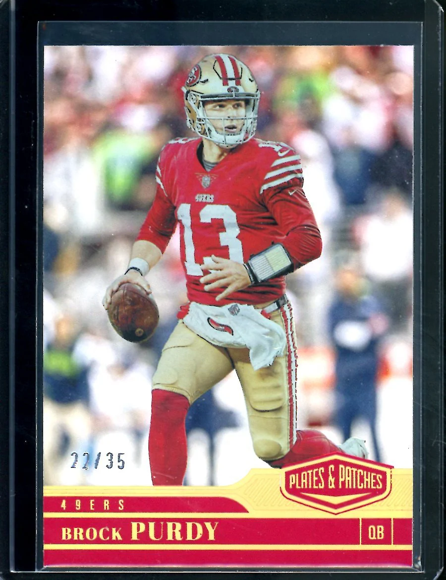 2023 Panini Plates & Patches Brock Purdy /35 49ers