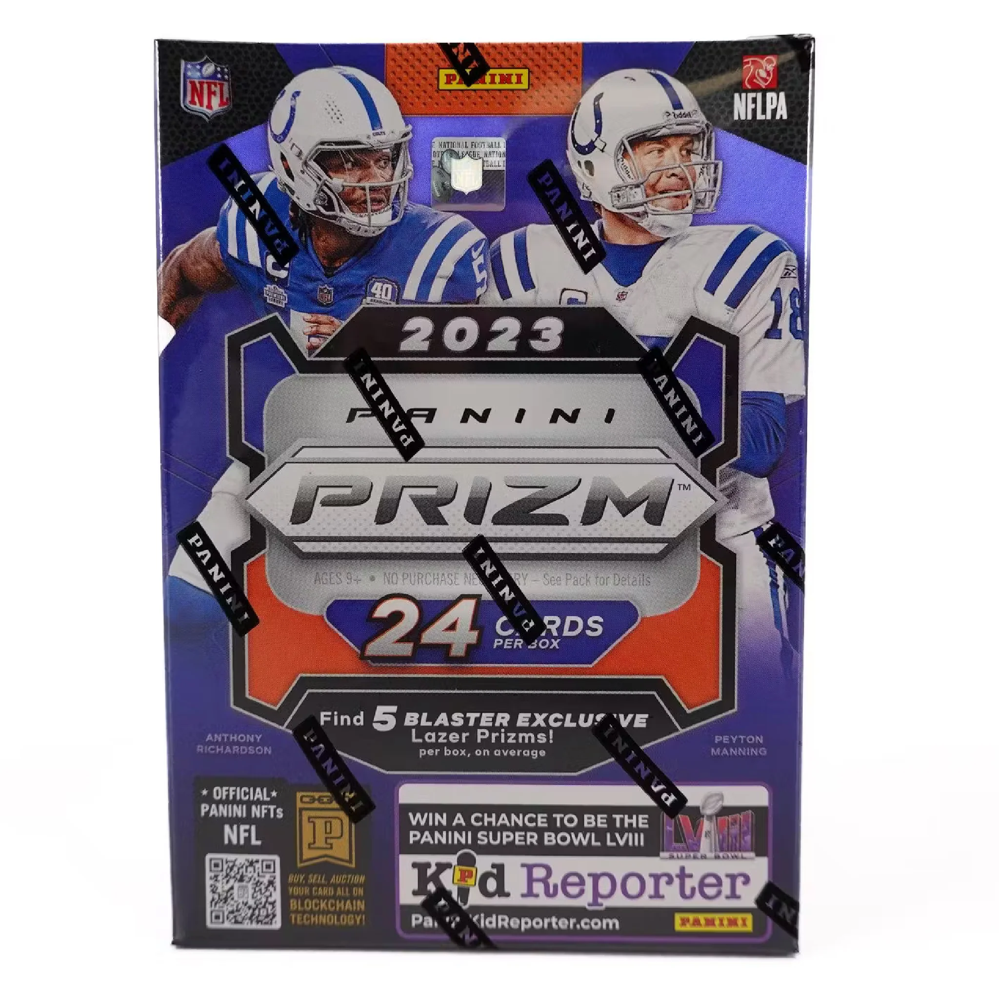 2023 Panini Prizm Football Lazer Prizms Blaster Box