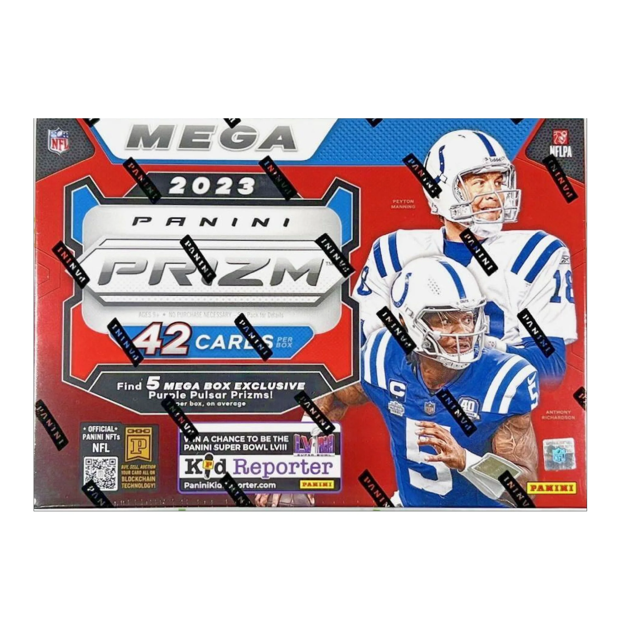 2023 Panini Prizm Football Purple Pulsar Mega Box