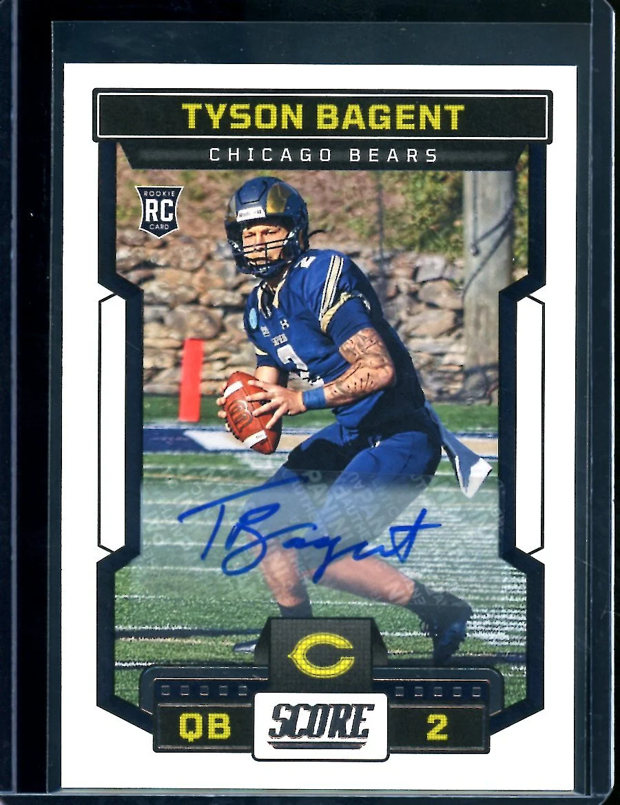 2023 Panini Score Tyson Bagent Rookie Auto Bears