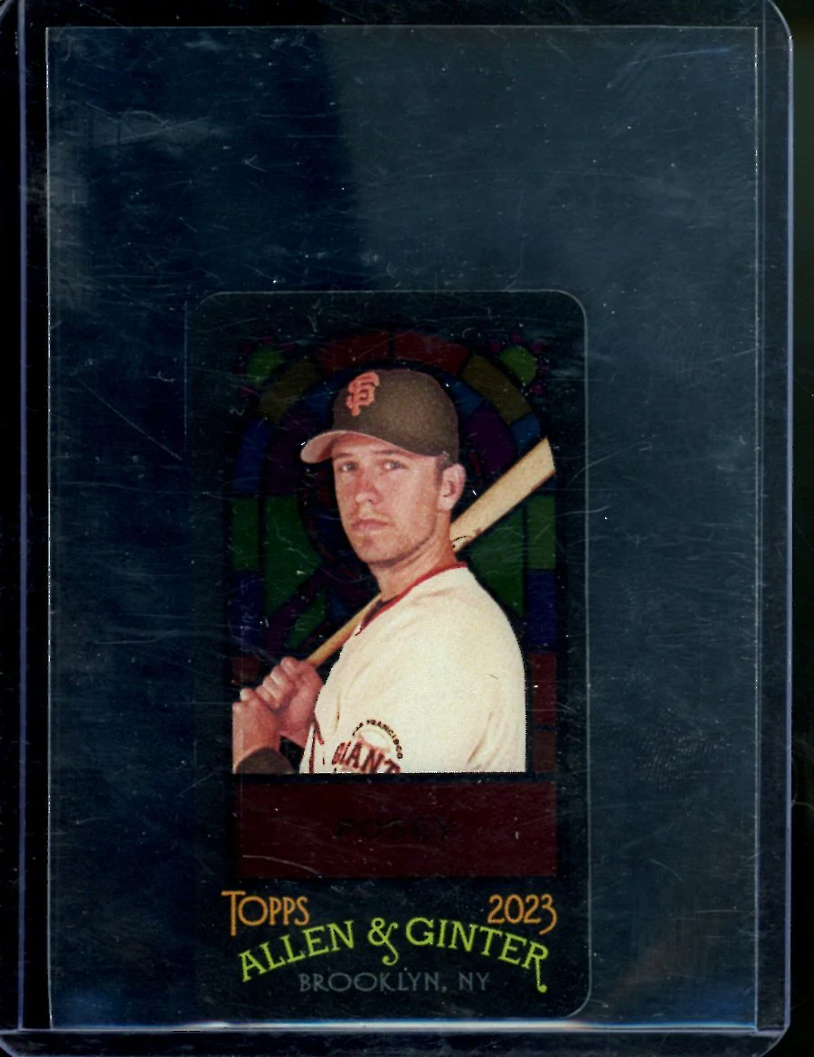 2023 Topps Allen & Ginter Buster Posey Stained Glass SSP Giants