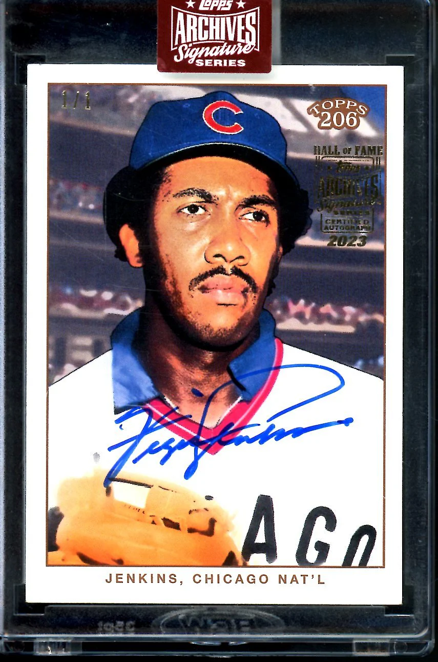 2023 Topps Archives Signature Series Fergie Jenkins Auto 1/1 Cubs