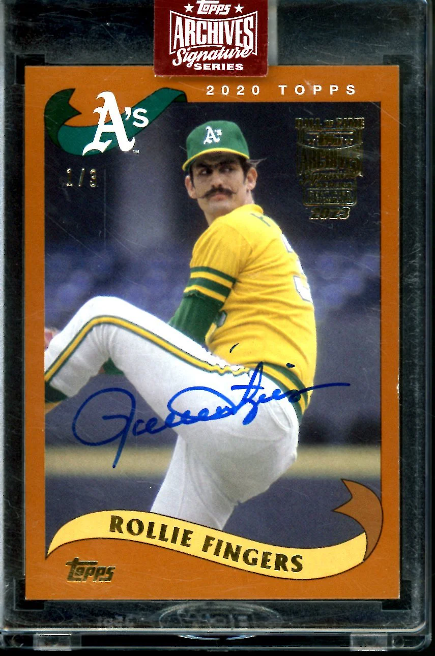 2023 Topps Archives Signature Series Rollie Fingers Auto /3 Athletics