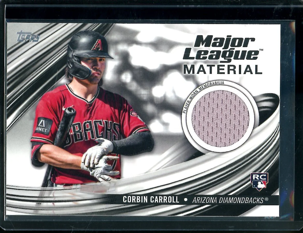 2023 Topps Corbin Carroll Rookie Patch Diamondbacks