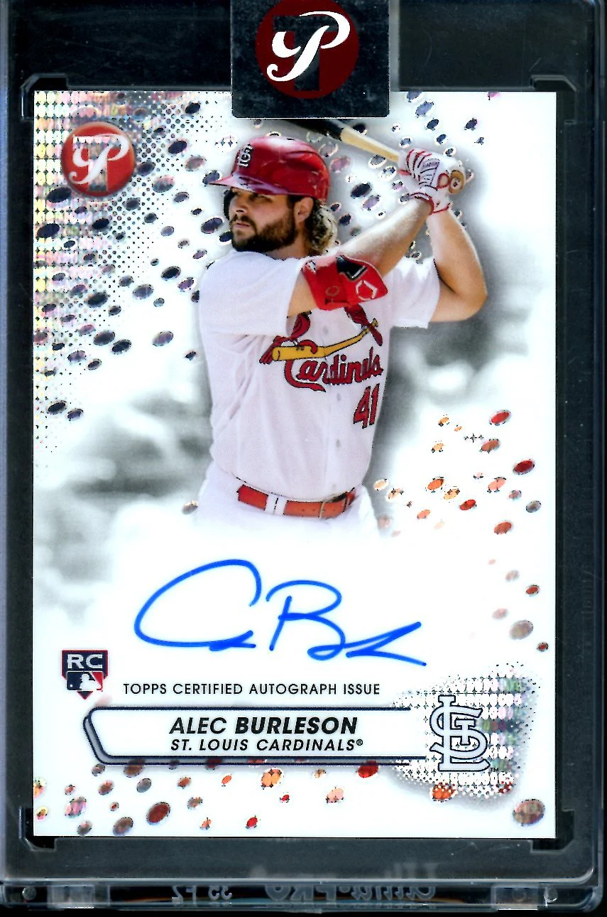 2023 Topps Prestine Alec Burleson Rookie Auto Cardinals