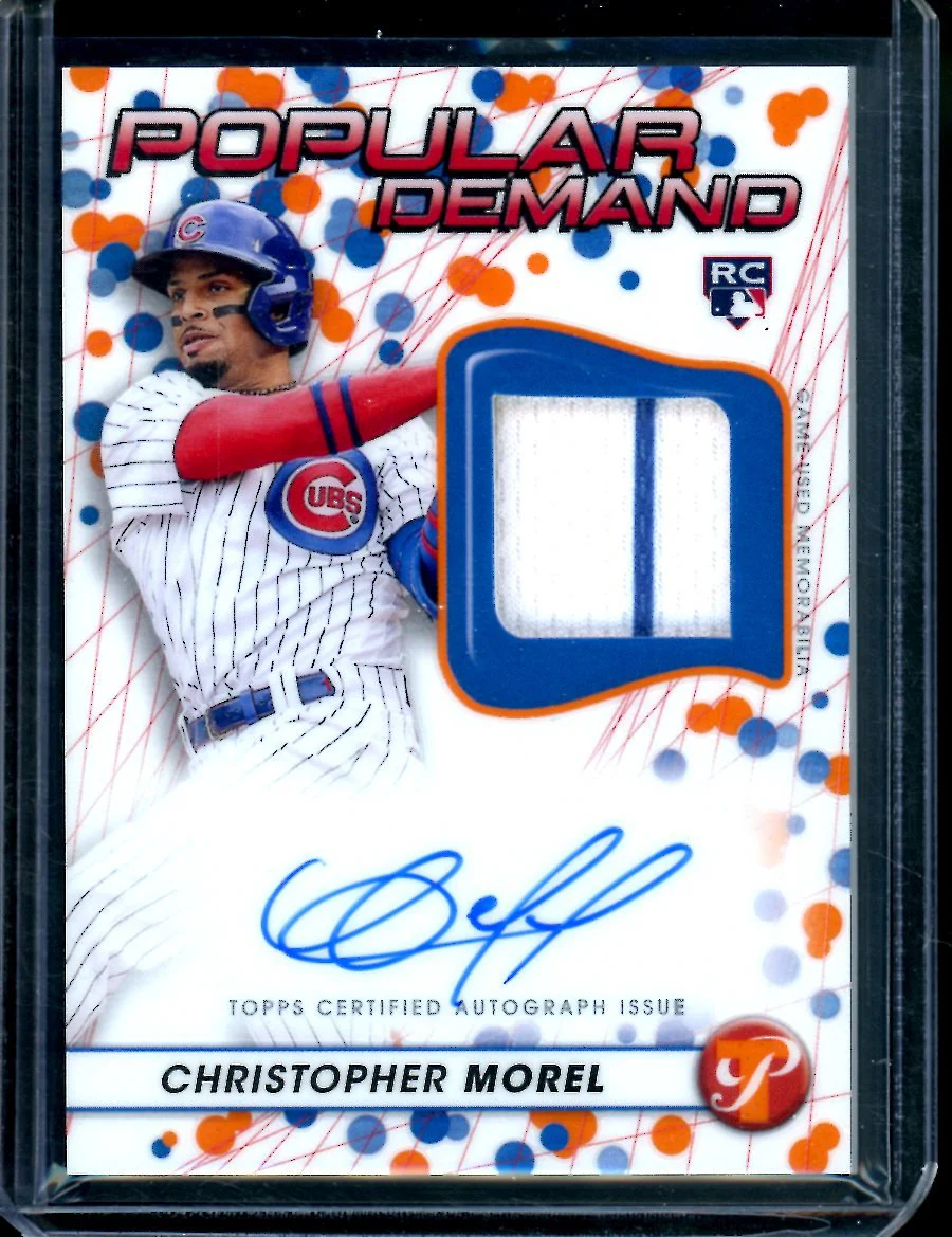 2023 Topps Prestine Christopher Morel Rookie Popular Demand RPA Orange /25 Cubs