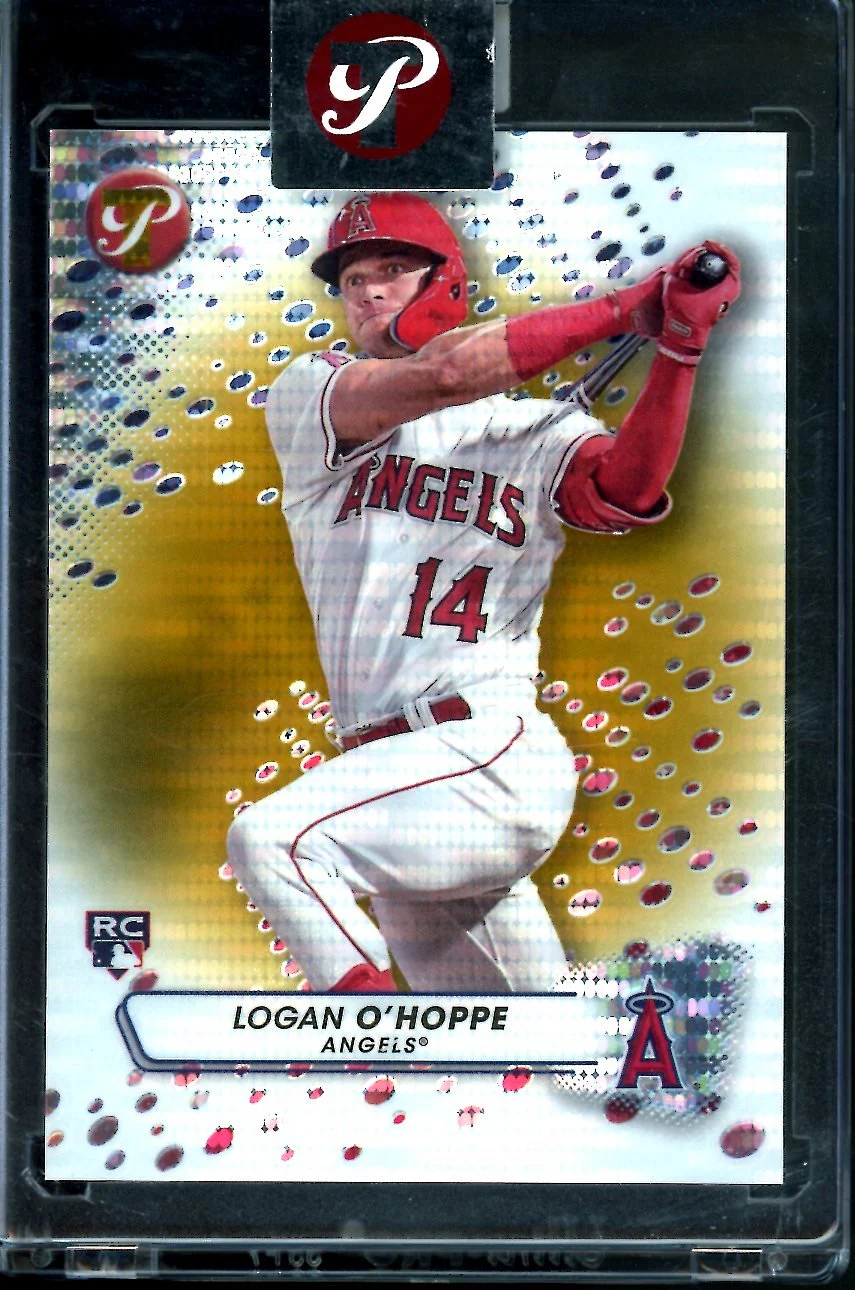 2023 Topps Prestine Logan O'Hoppe Rookie Gold /50 Angels