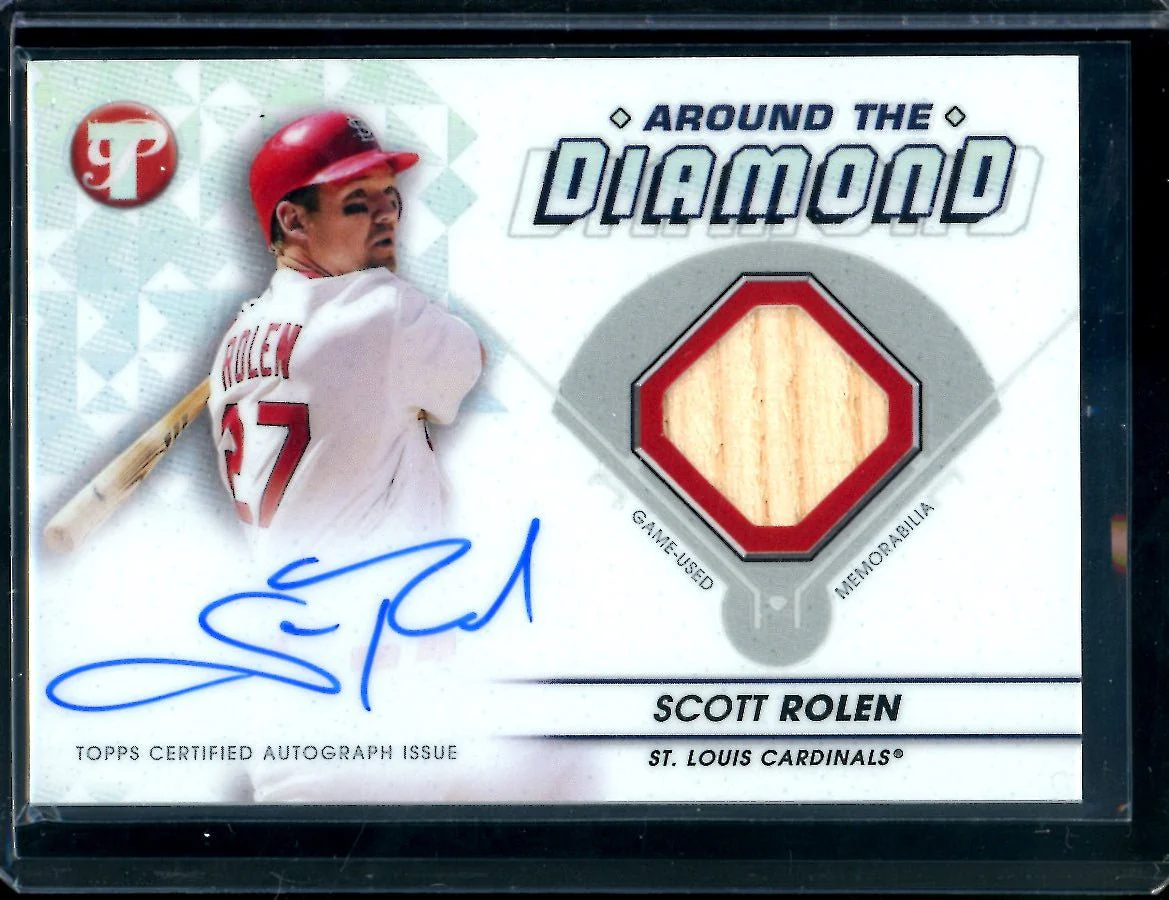 2023 Topps Prestine Scott Rolen Around the Diamond Patch Auto Cardinals