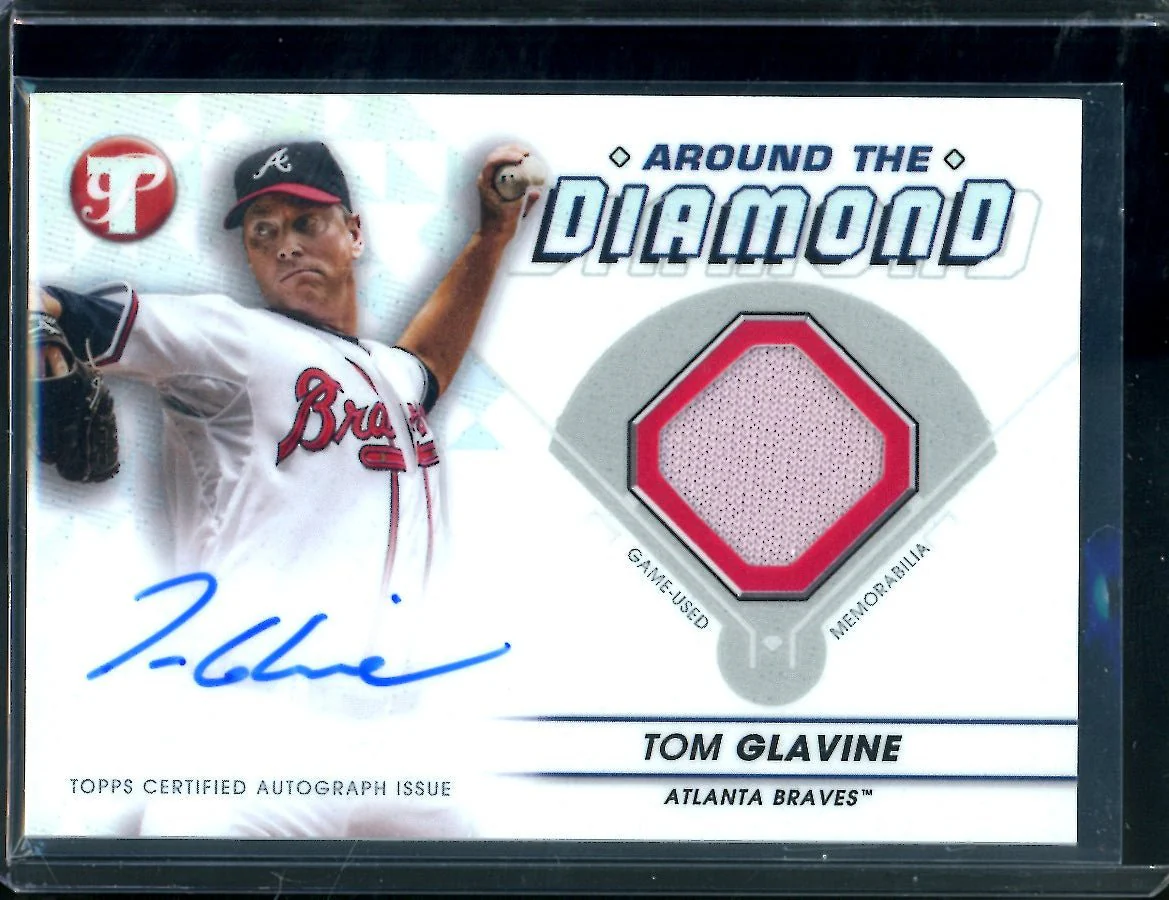 2023 Topps Pristine Tom Glavine Around the Diamond Patch Auto Braves