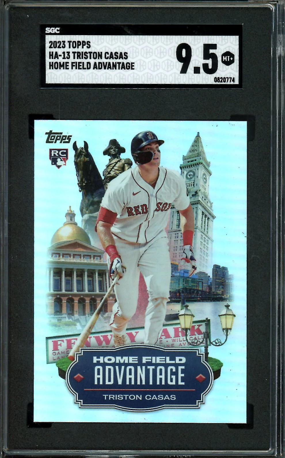 2023 Topps Triston Casas Rookie Homefield Advantage SSP SGC 9.5 Red Sox