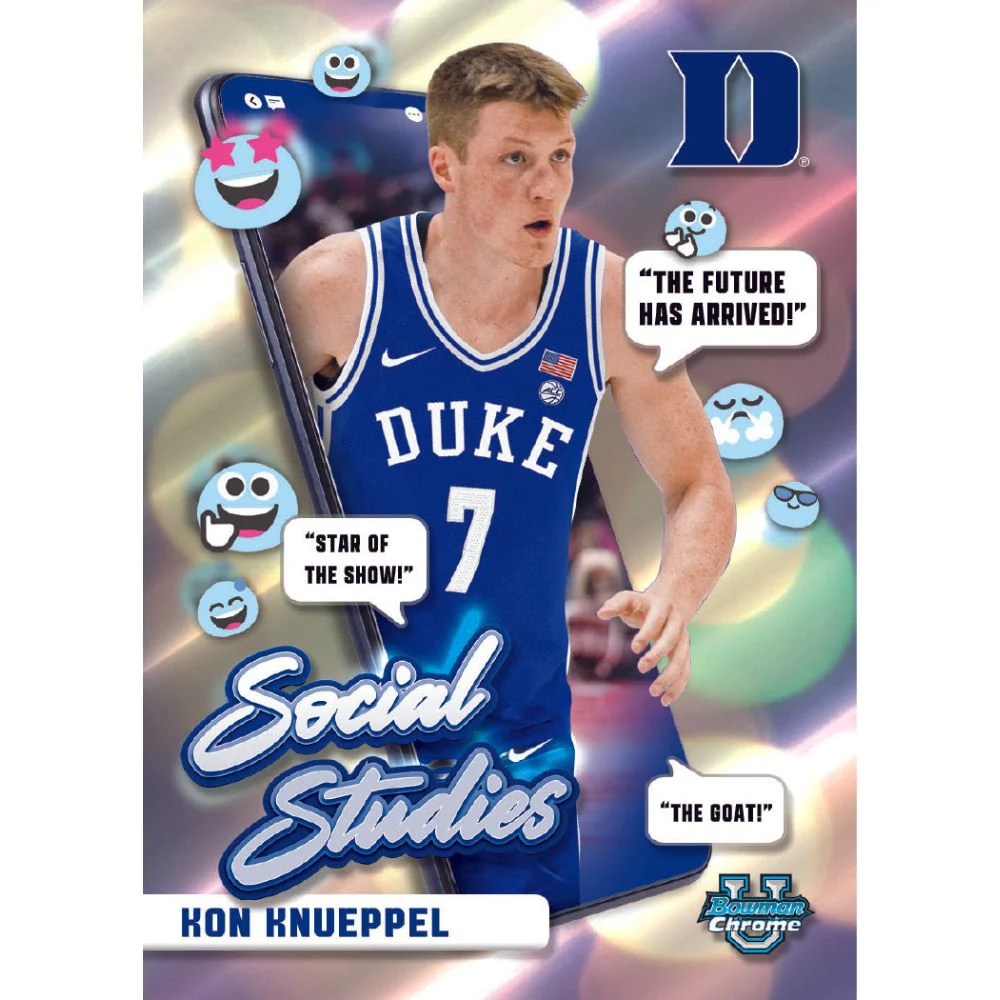2024/25 Bowman Chrome University Basketball Hobby Box - Image 7