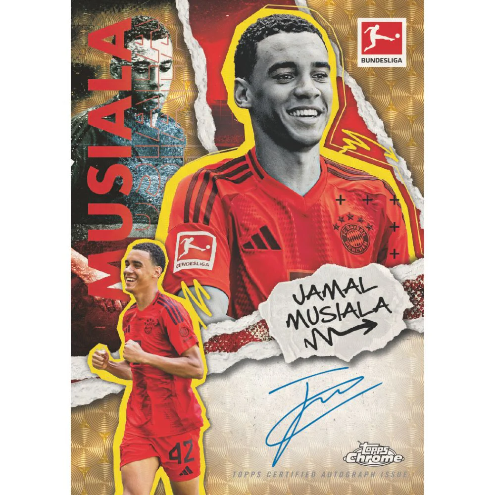 2024/25 Topps Chrome Bundesliga Soccer Hobby Box - Image 8
