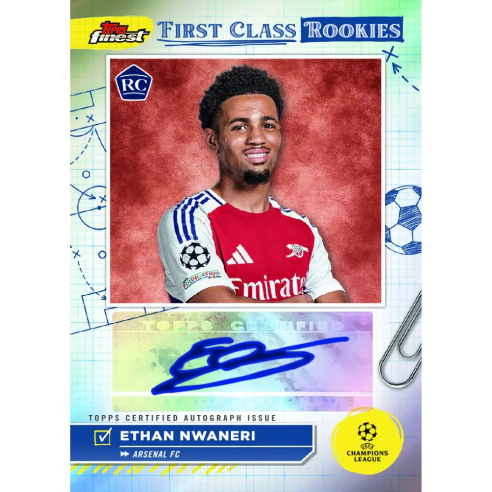 2024/25 Topps Finest UEFA Club Competitions Soccer Hobby Box - Image 2