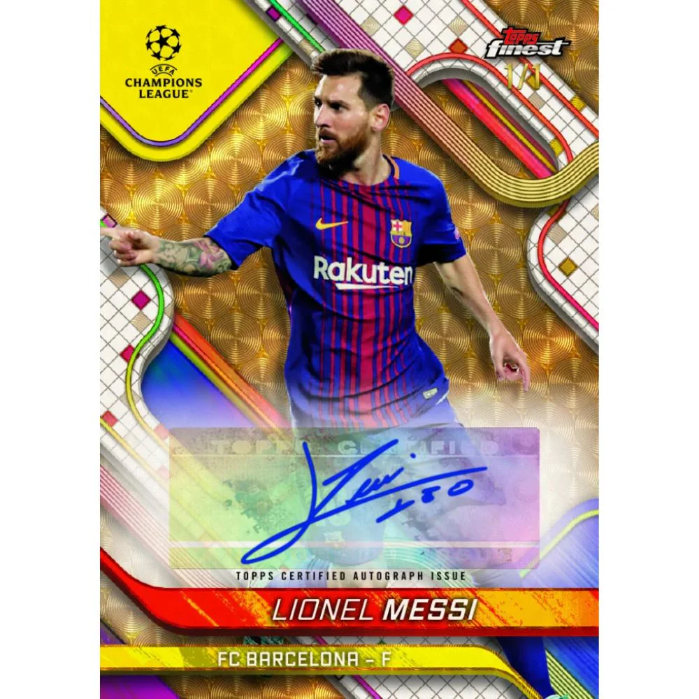 2024/25 Topps Finest UEFA Club Competitions Soccer Hobby Box - Image 3