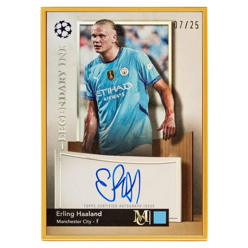 2024/25 Topps Museum Collection UEFA Club Competitions Soccer Hat Trick Box - Image 4