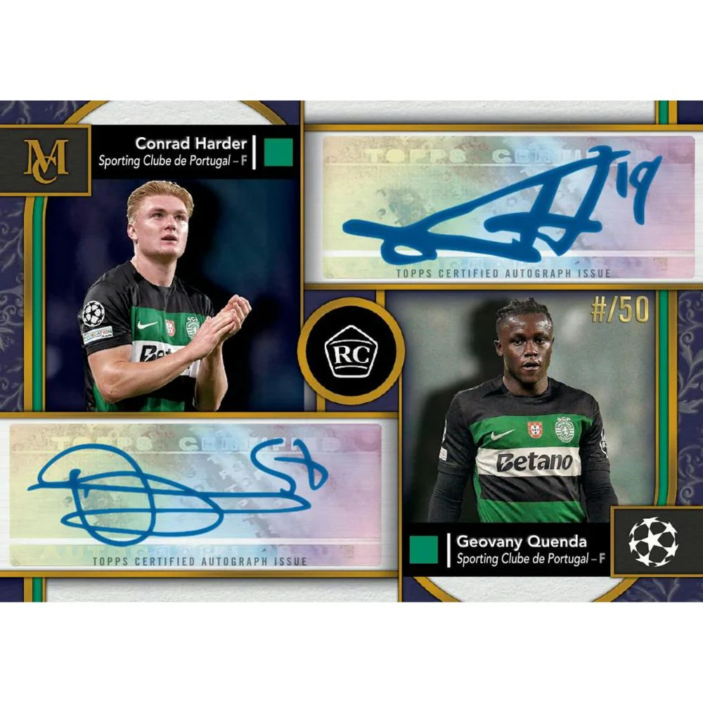2024/25 Topps Museum Collection UEFA Club Competitions Soccer Hat Trick Box - Image 5
