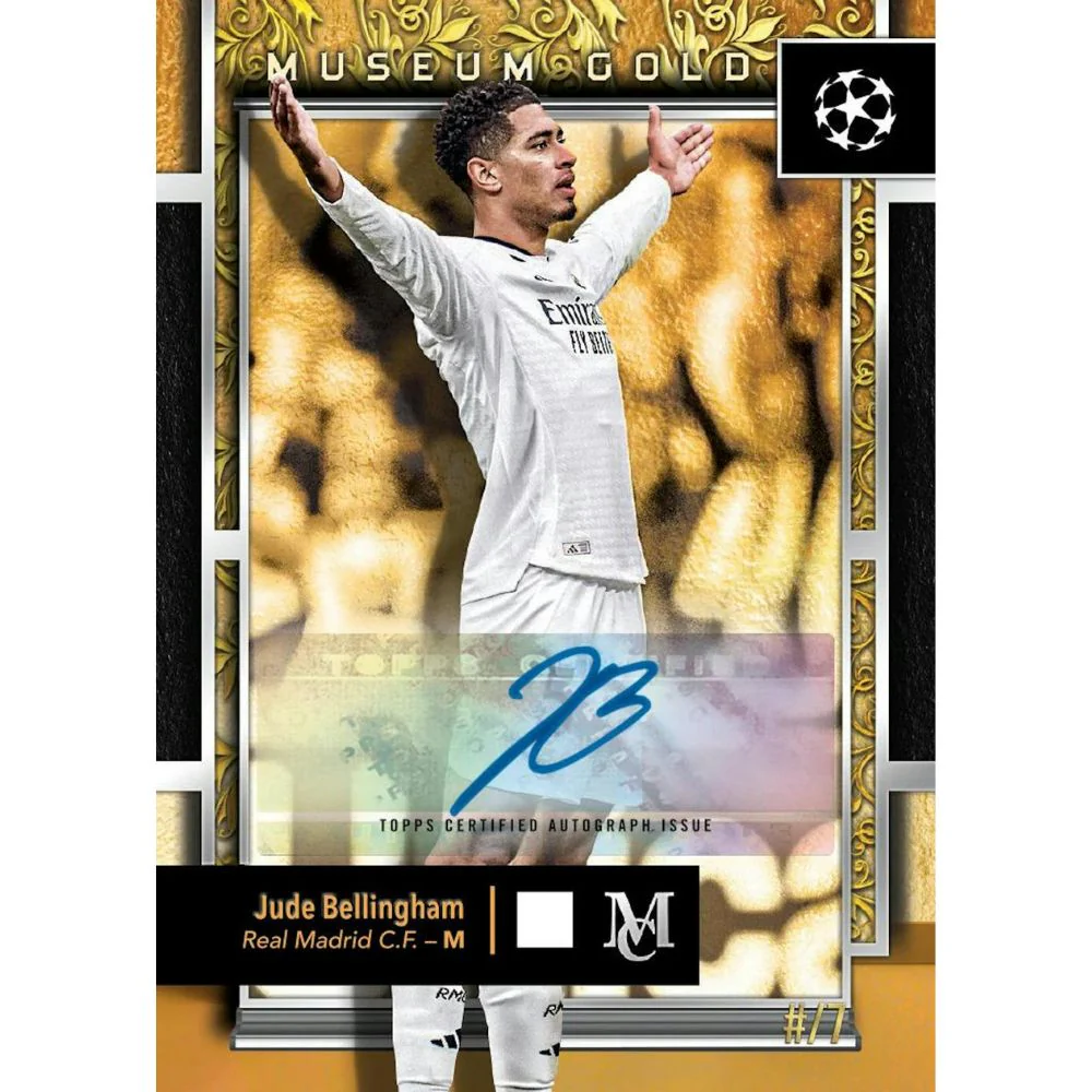 2024/25 Topps Museum Collection UEFA Club Competitions Soccer Hat Trick Box - Image 7