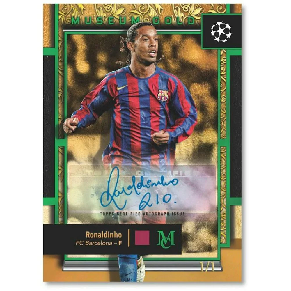 2024/25 Topps Museum Collection UEFA Club Competitions Soccer Hat Trick Box - Image 9