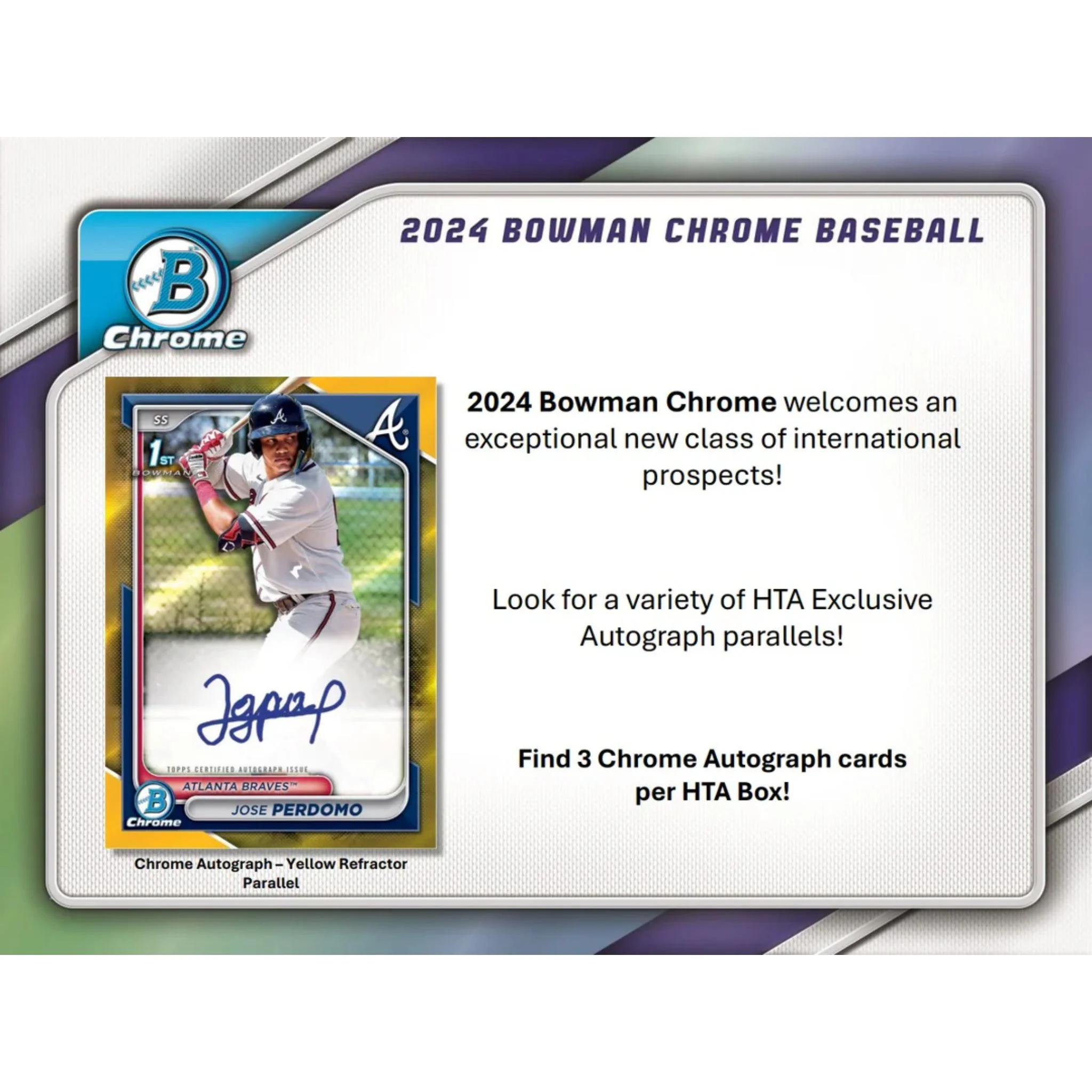 2024 Bowman Chrome Baseball HTA Choice Box - Image 12