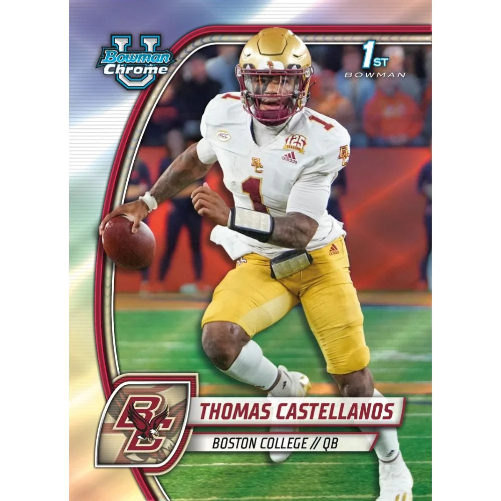 2024 Bowman Chrome University Football Blaster Box - Image 7