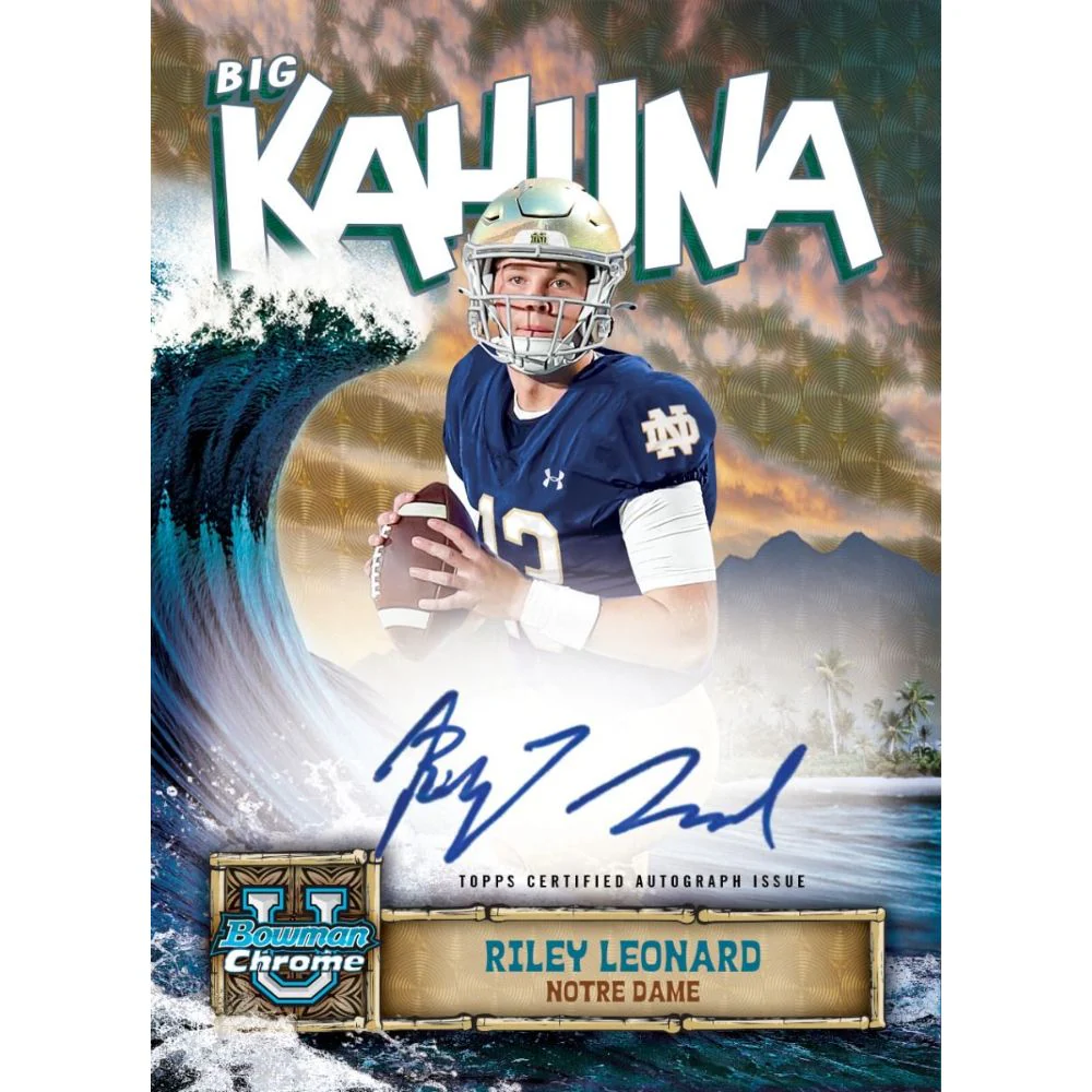 2024 Bowman Chrome University Football Blaster Box - Image 2