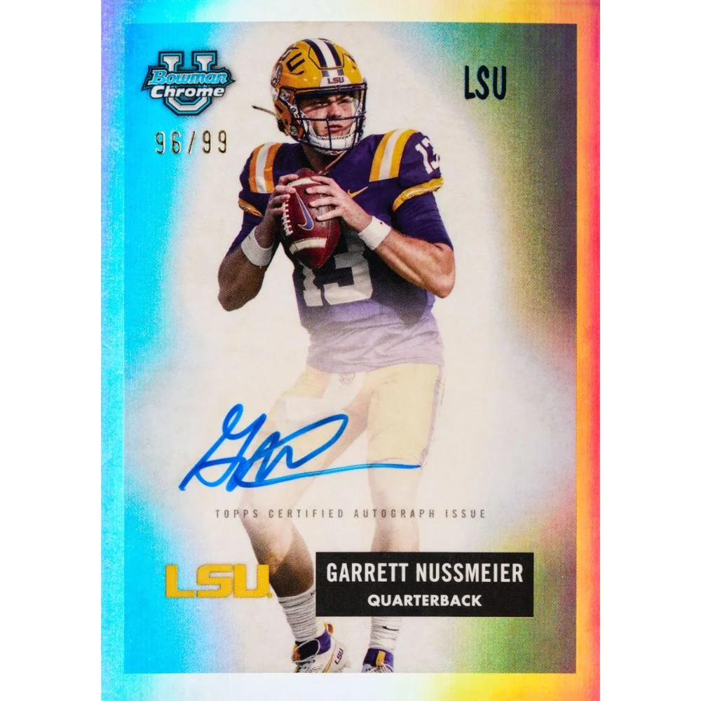 2024 Bowman Chrome University Football Blaster Box - Image 6