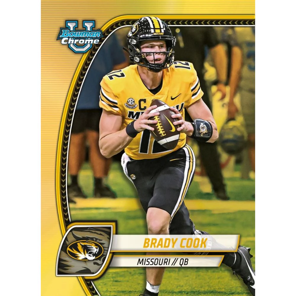 2024 Bowman Chrome University Football Blaster Box - Image 3