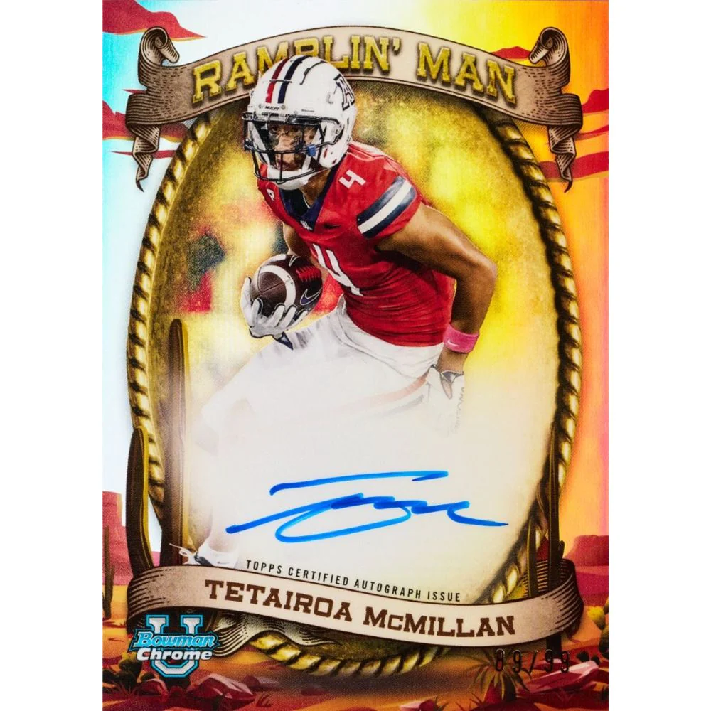 2024 Bowman Chrome University Football Blaster Box - Image 4