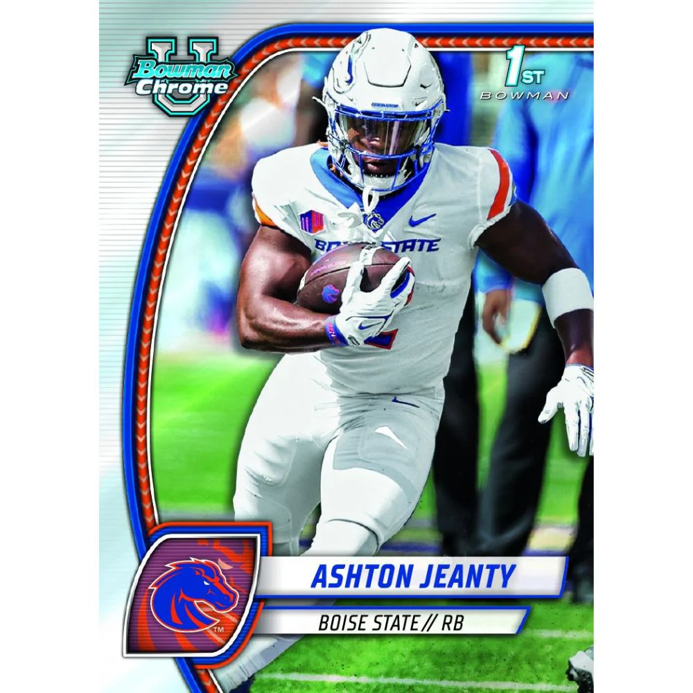 2024 Bowman Chrome University Football Blaster Box - Image 5