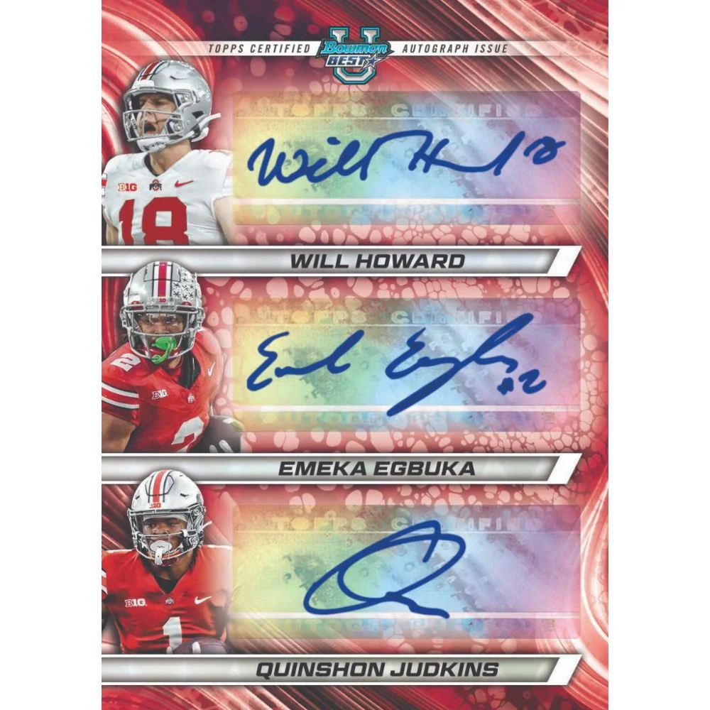 2024 Bowman University Best Football Hobby Box - Image 8