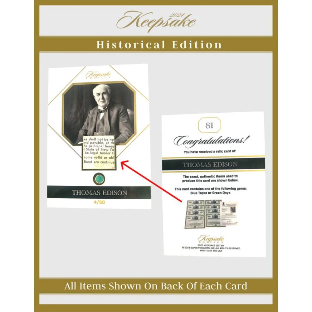 2024 Keepsake Historical Edition Hobby Box - Image 5