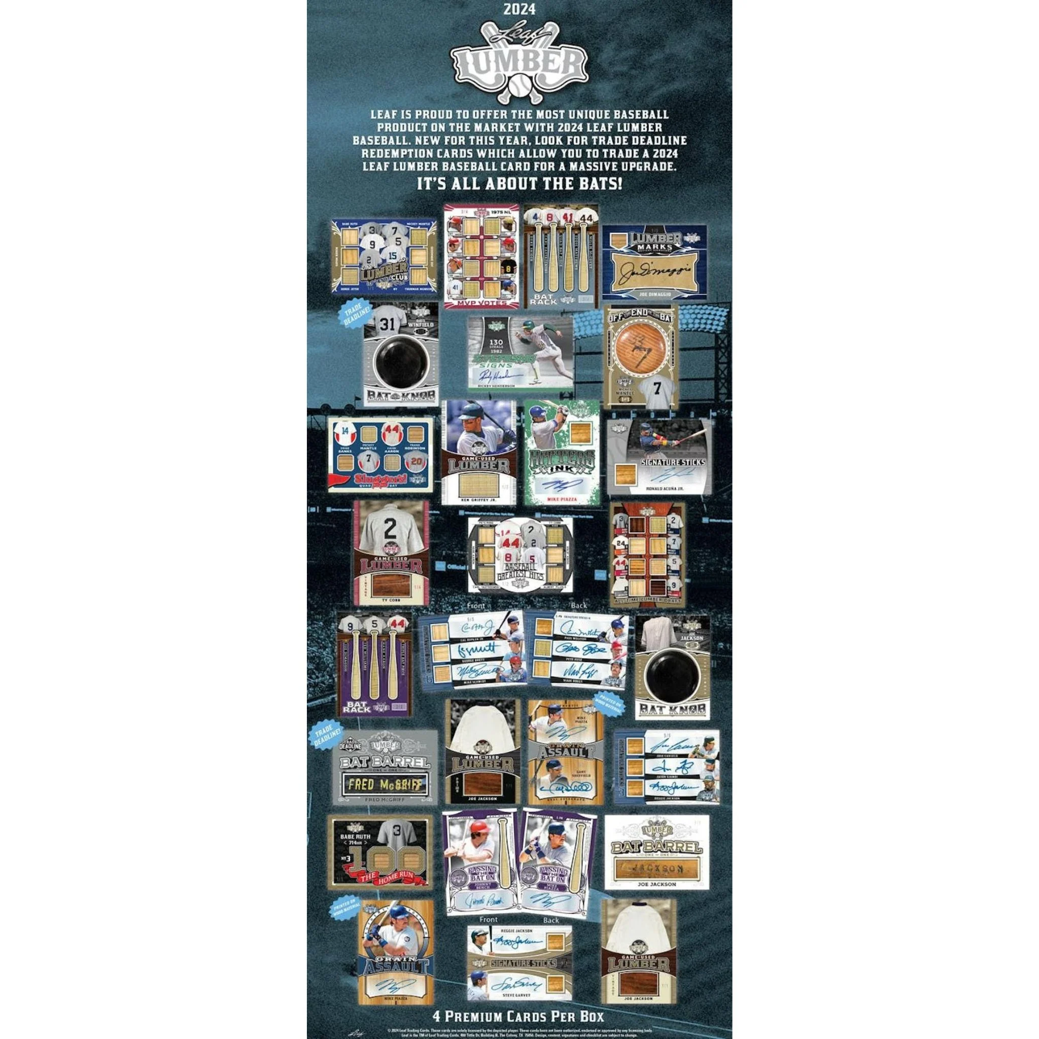 2024 Leaf Lumber Baseball Hobby Box - Image 2