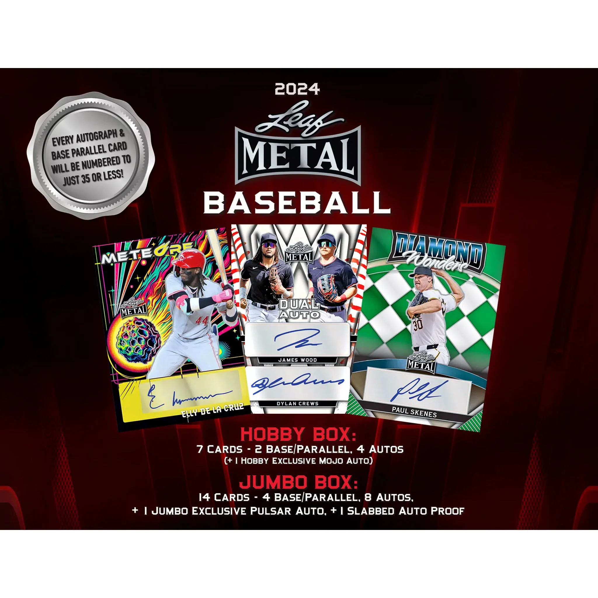 2024 Leaf Metal Baseball Jumbo Box - Image 2