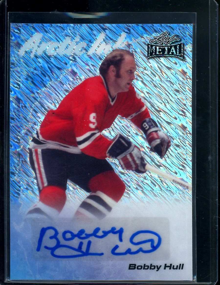 2024 Leaf Metal Hockey Legends Bobby Hull Artic Ink Auto /10