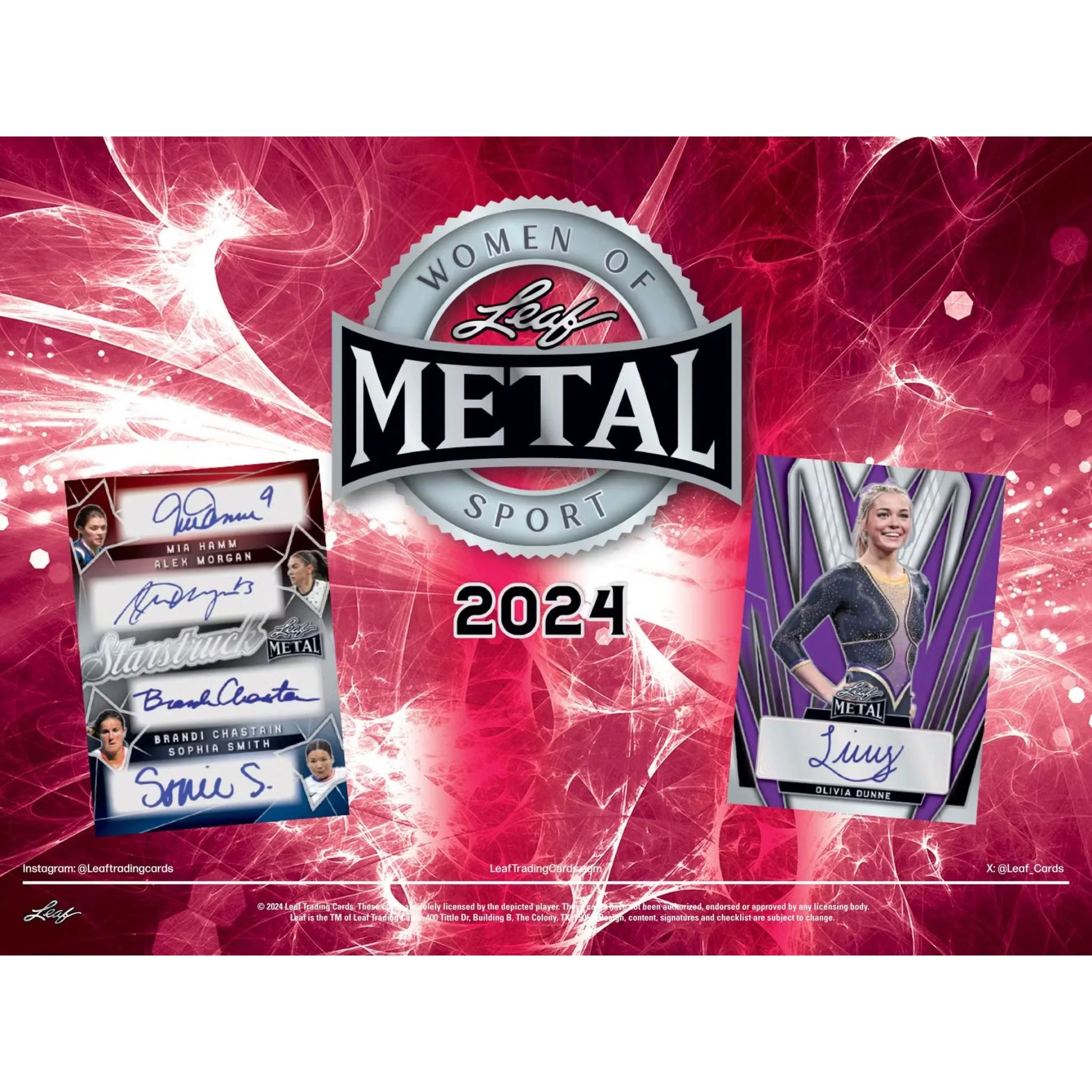 2024 Leaf Metal Women of Sport Hobby Box - Image 2