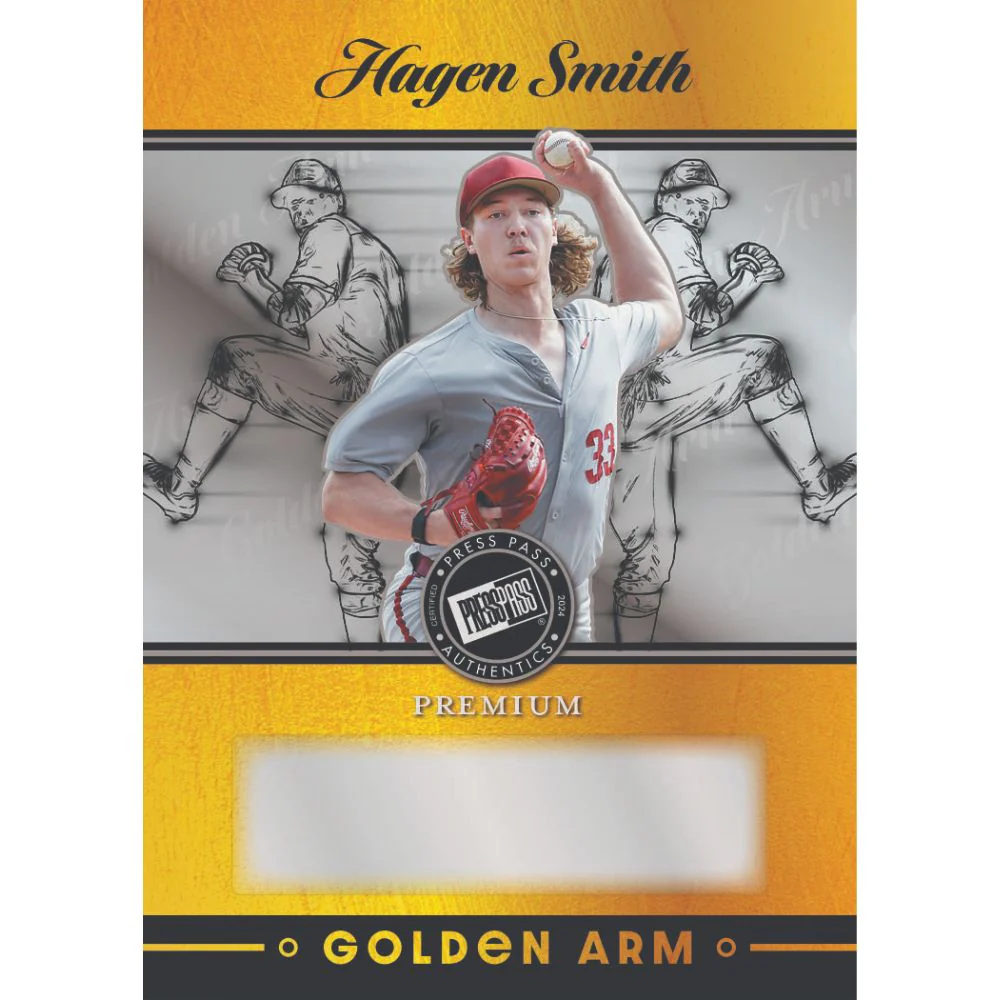 2024 Leaf Press Pass Premium Baseball Hobby Box - Image 8