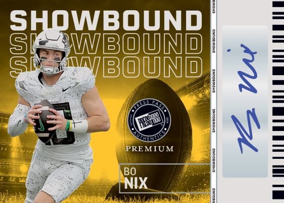 2024 Leaf Press Pass Premium Football Hobby Box - Image 5