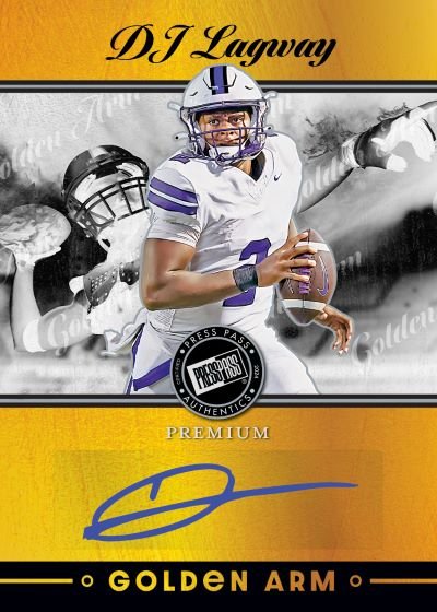 2024 Leaf Press Pass Premium Football Hobby Box - Image 7