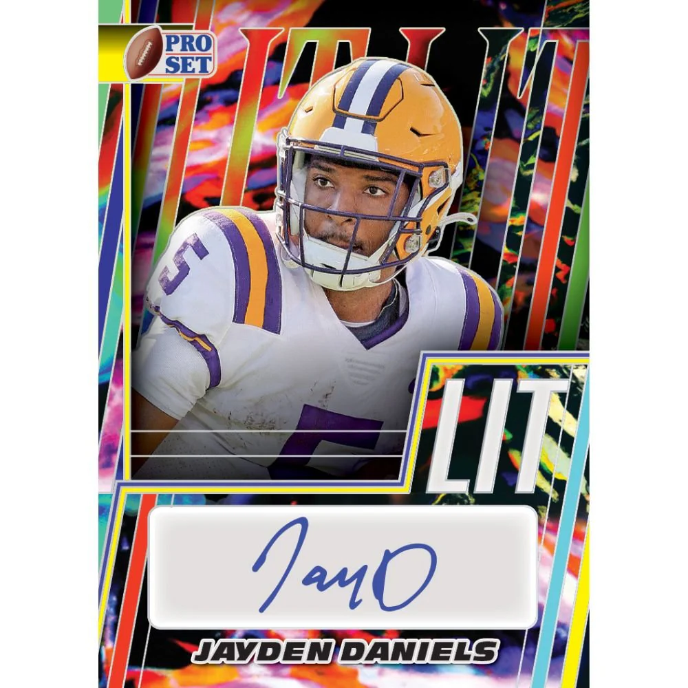2024 Leaf Pro Set Metal Football Hobby Box - Image 6