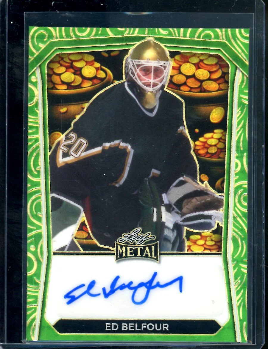 2024 Leaf St. Patrick's Day Ed Belfour Pot of Gold Auto 1/1